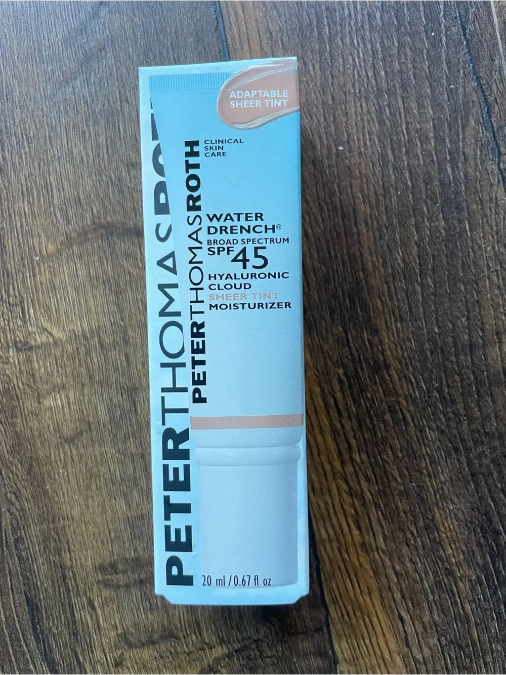 Peter Thomas Roth Water Drench SPF 45 Sheer Tint Moisturizer .67 oz / 20 ml Size